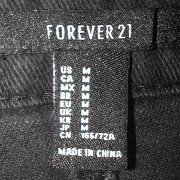 Black Jean Skirt - Picture 2 of 2